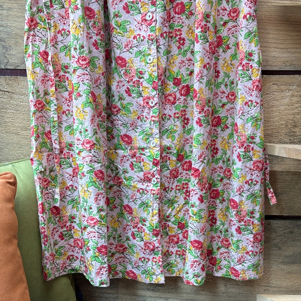 April Cornell Button Down Floral Maxi Dress - Picture 4 of 9